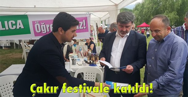 Çakır festivale katıldı!
