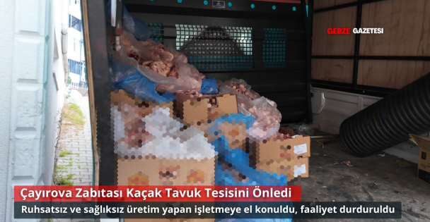 Çayırova Zabıtası Halk Sağlığını Tehdit Eden İşletmeyi Mühürledi