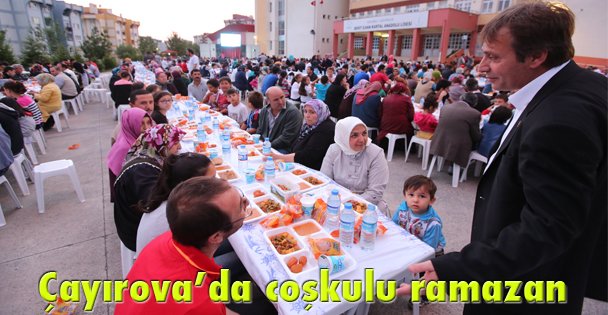 Çayırova'da coşkulu ramazan
