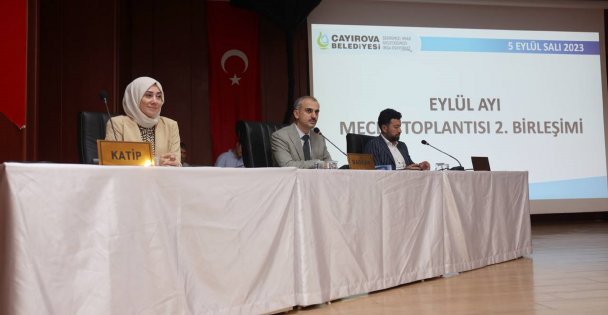 Çayırova'da Eylül ayı meclisi tamamlandı