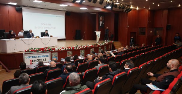 Çayırova'da yeni yılın ilk meclis toplantısı gerçekleştirildi