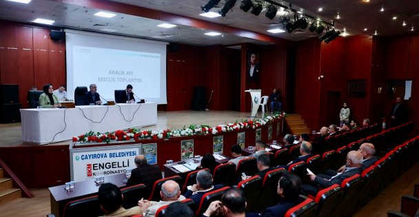 Çayırova'da yılın son meclis toplantısı yapıldı