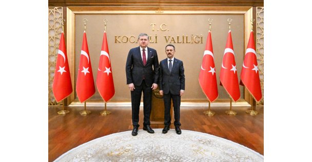 CHP Kocaeli Milletvekili Harun Özgür Yıldızlı, Vali İlhami Aktaş'ı Ziyaret Etti