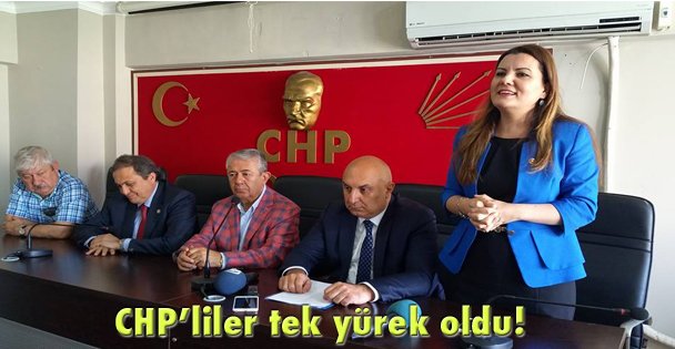CHP'liler tek yürek oldu!
