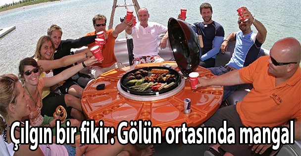 Çılgın bir fikir: Gölün ortasında mangal
