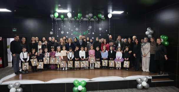 Çocuk kulüplerinde karne coşkusu