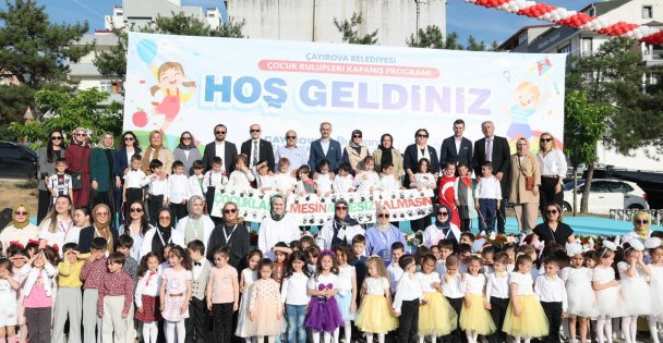 Çocuk kulüplerine muhteşem kapanış programı