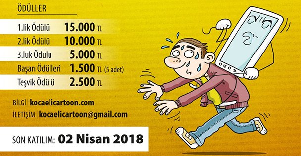 Çocuk ve dijital bağımlılık karikatür yarışması