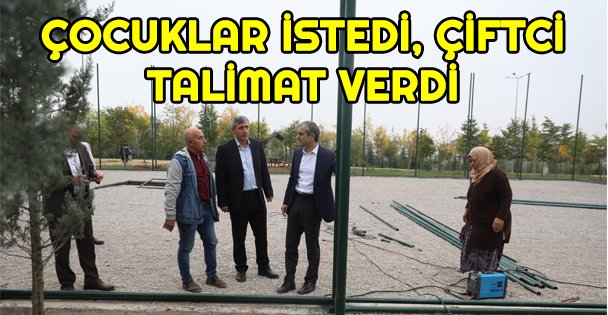 Çocuklar istedi, Çiftci talimat verdi