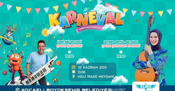 Çocuklar Karneval'da buluşuyor