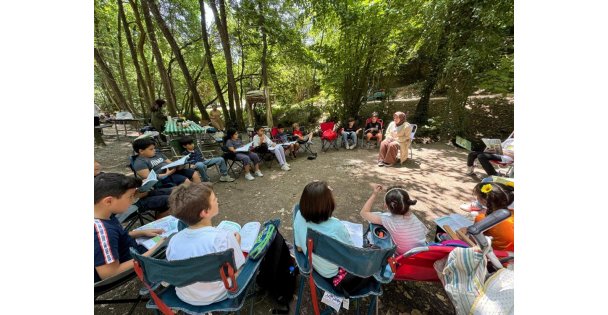 Çocuklar yaz tatilini dolu dolu geçiriyor