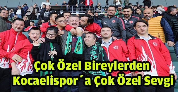 Çok Özel Bireylerden Kocaelispor'a Çok Özel Sevgi