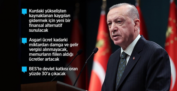 Cumhurbaşkanı Erdoğan: Döviz getirisine Türk lirası varlıklarla ulaşılabilmesini sağlayacak yeni araç devreye alınacak