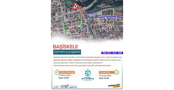 D-130'da trafik düzenlemesi