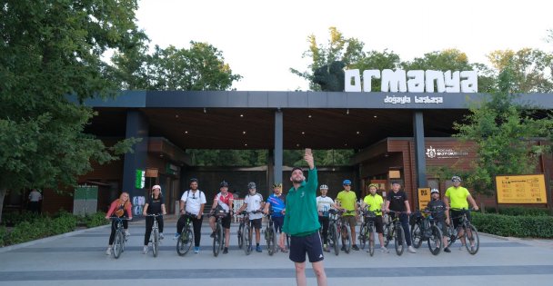 Dağ bisikleti tutkunları Ormanya'da buluştu