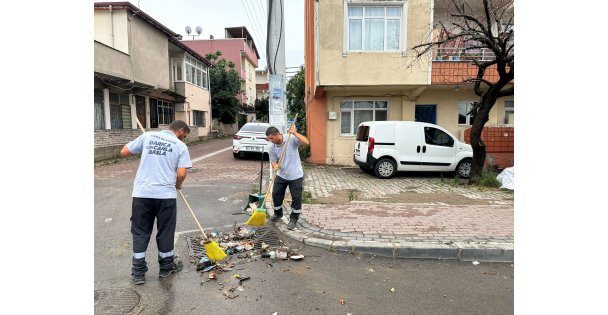 Darıca Belediyesi sel tehlikesine karşı teyakkuzda