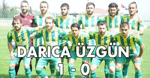 Darıca üzgün 1-0