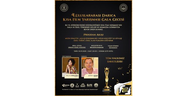 Darıca'da 4. Uluslararası Kısa Film Yarışması ödülleri sahiplerini buluyor