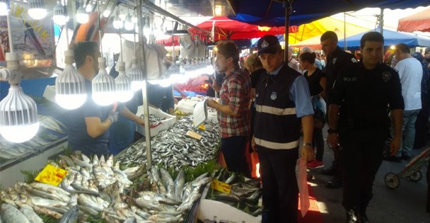 Darıca'da Balık Tezgahları Denetim Altında