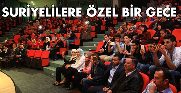 Darıca'da Suriyelilere özel gece