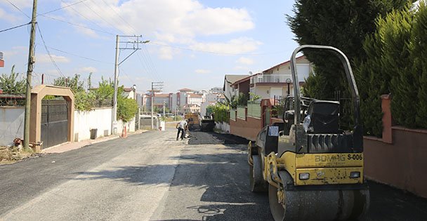 Darıca'da asfalt çalışmaları devam ediyor