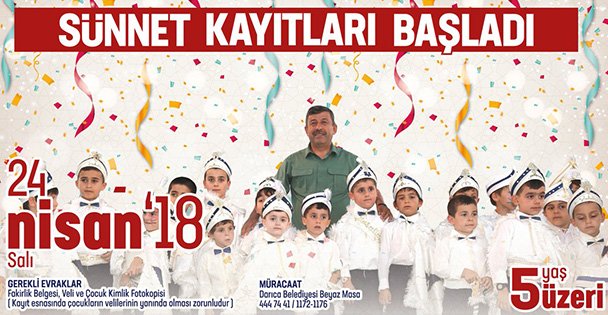 Darıc'da sünnet kayıtları başladı