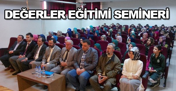 Değerler eğitimi semineri