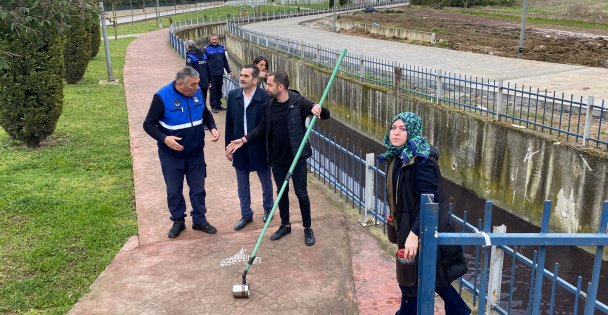 Dere simsiyah aktı, ekipler harekete geçti