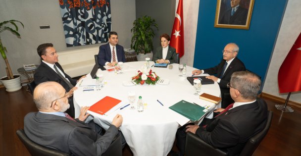 DEVA Partisi ev sahipliğinde gerçekleşen altılı masa toplantısı sona erdi