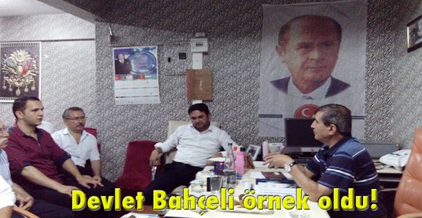Devlet Bahçeli örnek oldu!