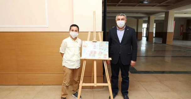 Dilovalı çocuklar Hayallerindeki Dilovası'nı çizdiler