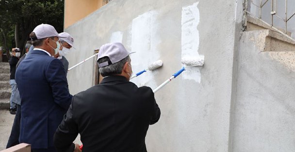 Dilovası, mavi-beyaza boyanıyor