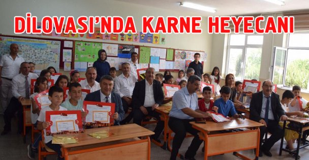 Dilovası'nda Karne Heyecanı