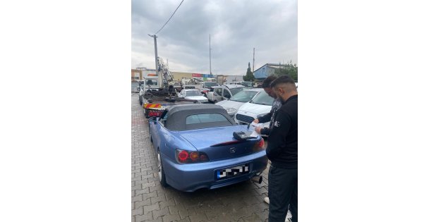 Drift atan sürücüye 50 bin TL ceza