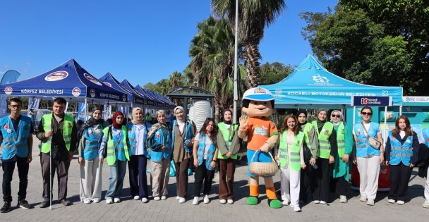 Dünya Temizlik Günü'nde 172 kilo atık toplandı