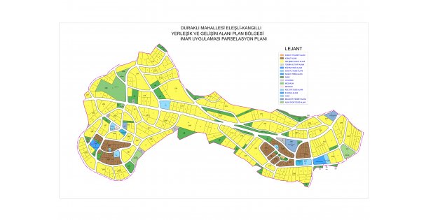 DURAKLI MAHALLESİ'NDE 69 HEKTARLIK ALANDA İMAR UYGULAMASI TAMAMLANDI