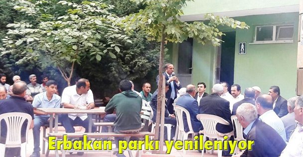 Erbakan parkı yenileniyor