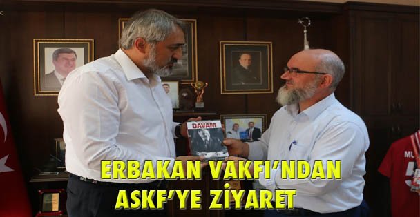 ERBAKAN VAKFI'NDAN ASKF'YE ZİYARET