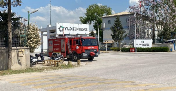 Fabrikada çıkan yangın itfaiye ekiplerini harekete geçirdi