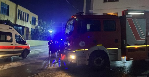 Fabrikada yangın paniği