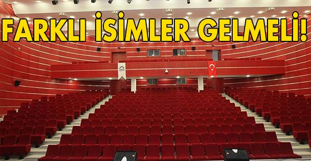 Farklı isimler gelmeli