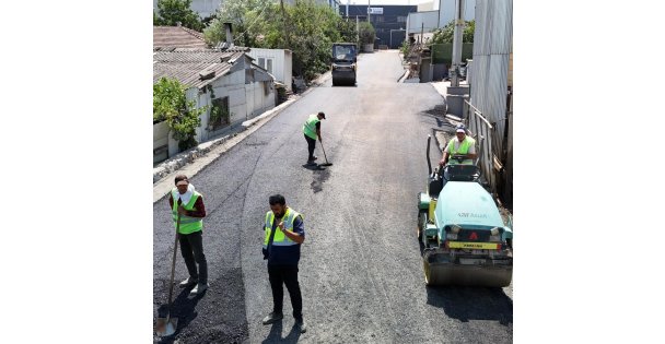 Fen İşleri Asfalt Çalışmalarını Aralıksız Sürdürüyor