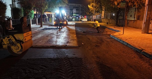 Fen İşleri Asfalt Çalışmalarını Sürdürüyor