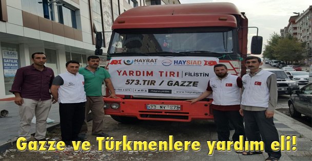 Gazze ve Türkmenlere yardım eli!