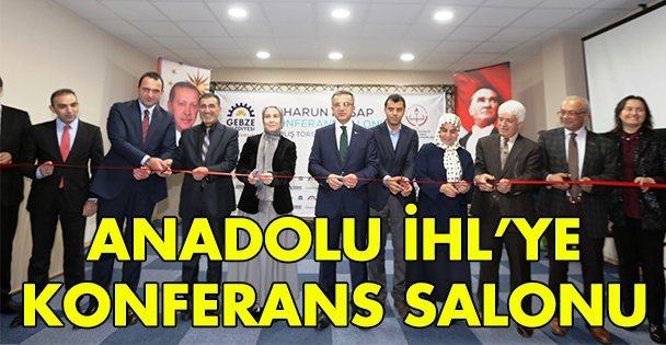 Gebze Anadolu İHL'ye konferans salonu