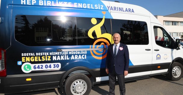 GEBZE BELEDİYESİ'NDEN 3 ARALIK'TA ANLAMLI HİZMET YENİ ENGELSİZ NAKİL ARACI HİZMETE ALINDI