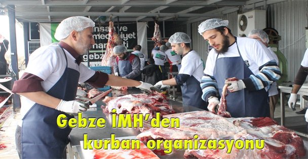 Gebze İMH'den kurban organizasyonu