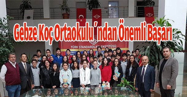 Gebze Koç Ortaokulu'ndan önemli başarı