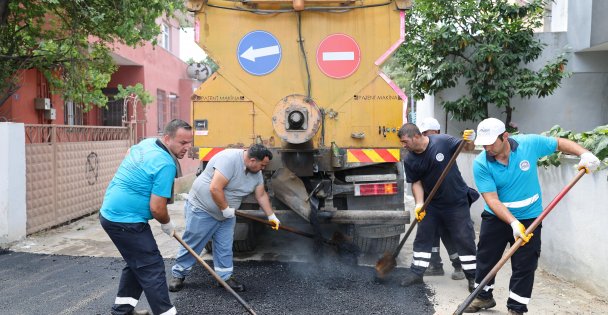 Gebze sokaklarında asfalt çalışmaları