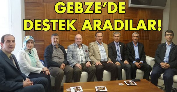 Gebze'de destek aradılar!